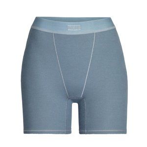 Skims Cotton Rib Boxer Kyanite NWOT